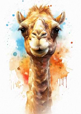 Camel Watercolor