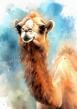 Camel Watercolor