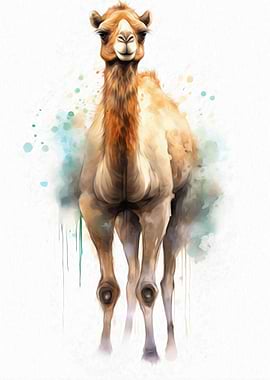 Camel Watercolor