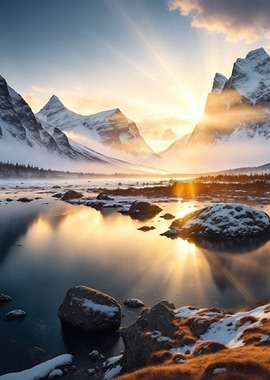 landscape nature alps