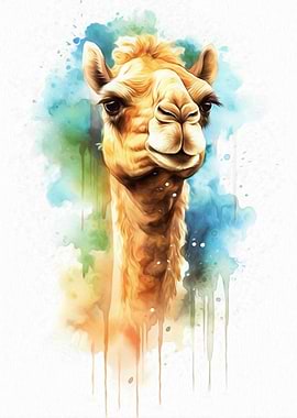 Camel Watercolor