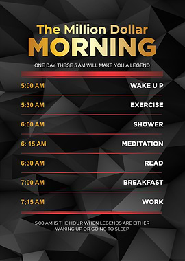 the million dollar morning