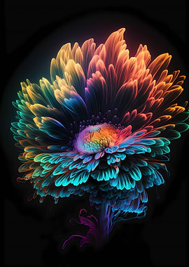 Flower watercolor art