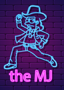 music dance retro neon