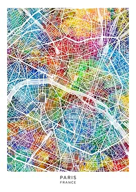 Paris France Map