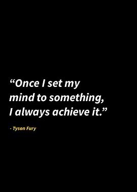 Tyson Fury quotes