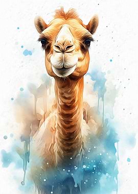 Camel Watercolor