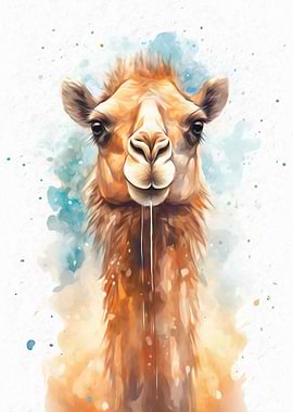Camel Watercolor