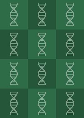DNA Science Icons Pop Art