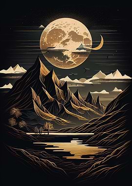 Amazing Golden Landcape