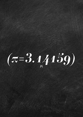 Pi Day Research Text Art