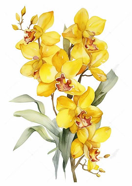 Yellow Orchids