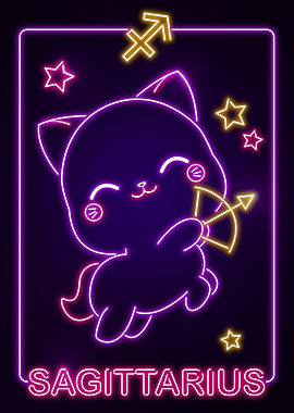 Kawaii Sagittarius Sign