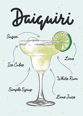 Daiquiri Cocktail drink