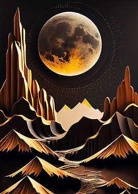 Amazing Golden Landcape