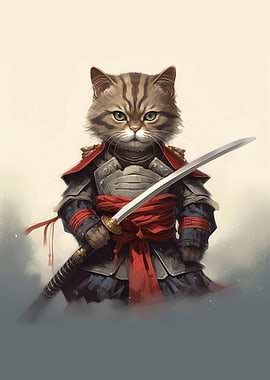 Samurai Cat Japanese