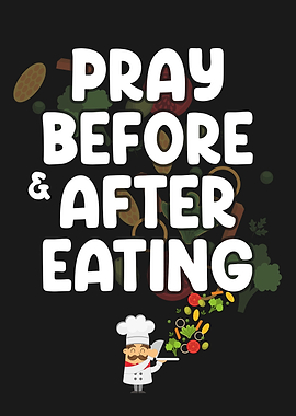 pray before eating