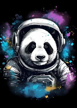 Panda Astronaut