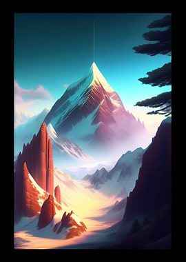 Snowy Mountain Terrain