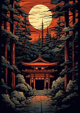 ukiyoe tradditional Shinto