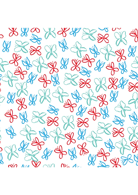 Butterfly seamless pattern