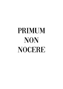 Primum Non Nocere Latin