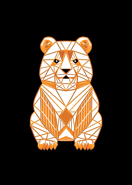 Hamster Outline Geometric
