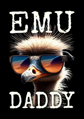 Emu Daddy Bird Ostrich