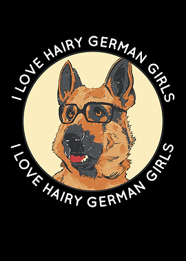 Funny German Shepherd Dog