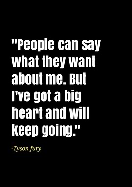 Tyson fury quotes