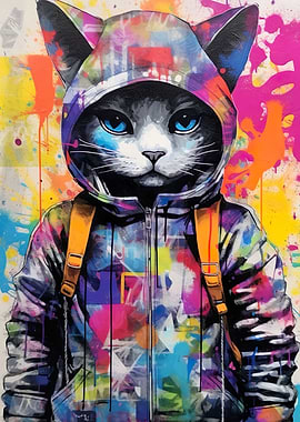 Graffiti Cat