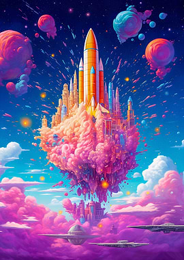 Fantasy Rocket launch