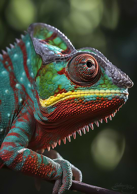 Mesmerizing chameleon