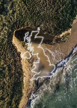 Great Britain Country Map