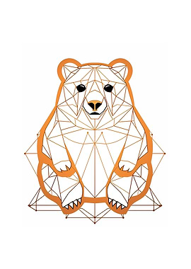 Hamster Outline Geometric