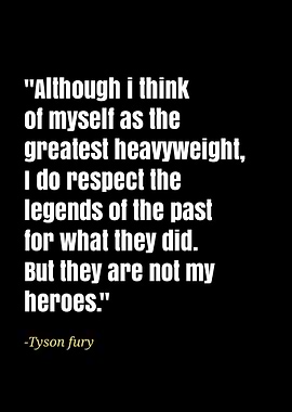 Tyson fury quotes