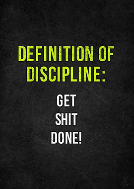 Definition of Descipline