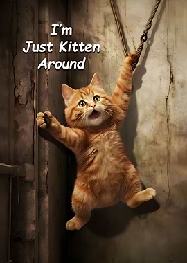 Im Just Kitten Around Meme