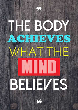 achieve what you believe