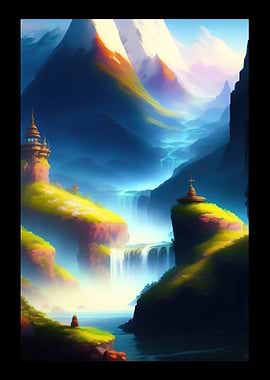 Snowy Mountains And Hills