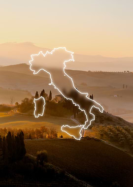 Italy Country Map