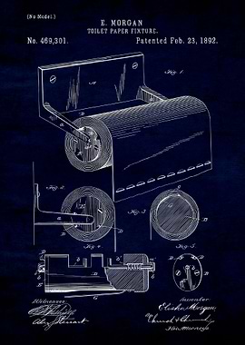 Toilet Paper Fixture 1892