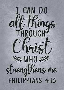 Christ Strengthens Me