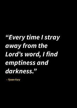 Tyson Fury quotes