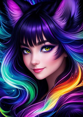 Beautiful Anime Girl CG