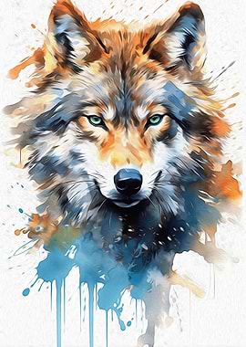 Wolf Watercolor