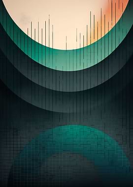 Abstract Circles Art