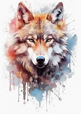 Wolf Watercolor