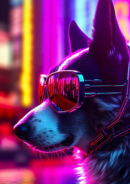 Cyberpunk Dog