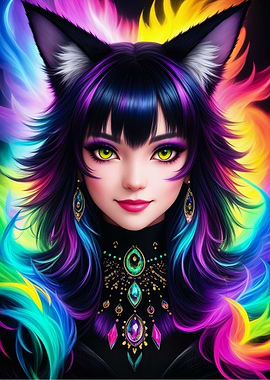 Attractive Anime Girl CG